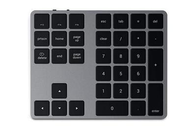 Satechi Bluetooth Extended Keypad, a number pad with arrow keys