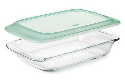 OXO Good Grips 3-Qt Glass Baking Dish with Lid, less expensive, less attractive