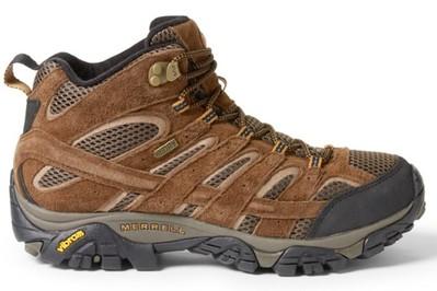 Merrell Moab 2 Mid Waterproof Hiking Boots (men’s sizes), a no-frills men’s hiking boot