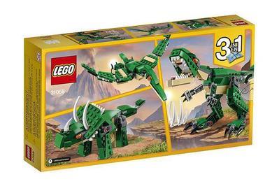 Lego Creator 3-in-1 Mighty Dinosaurs, three projects in one set