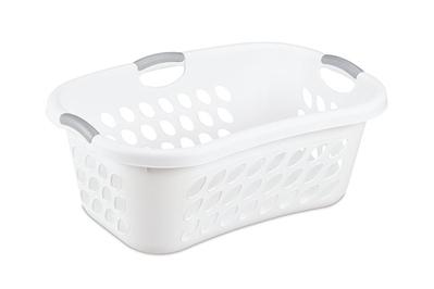 Sterilite 1.25 Bushel Ultra HipHold Laundry Basket , a curved basket for lovers of “hip hugger” style