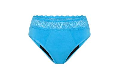 Modibodi Sensual 24-Hour Hi-Waist Bikini, ultra-absorbent for heavier flows