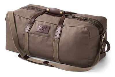 Lands’ End Waxed Canvas Travel Duffle Bag, a buy-it-for-life travel bag