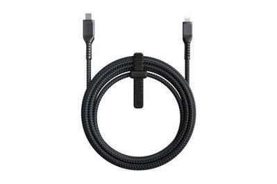 Nomad Lightning Cable USB-C with Kevlar (10 feet / 3 meters), longer, more rugged