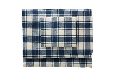 L.L.Bean Ultrasoft Comfort Flannel Sheet Set, Check, unleash your inner lumberjack