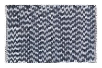 Dash & Albert Herringbone Woven Cotton Rug, a subtle pattern in surprising neutrals