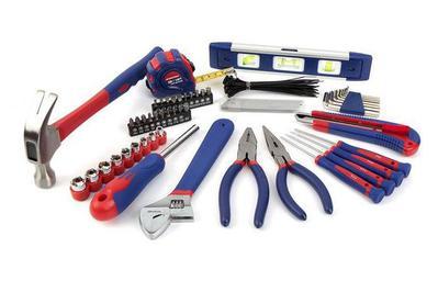 WorkPro 100-Piece Kitchen Drawer Tool Kit, a more limited selection of good-quality tools