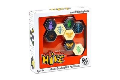 Hive, a chess-like game—featuring bugs!