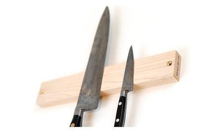 Benchcrafted Mag-Blok, a sleek magnetic knife strip
