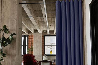 Room Dividers Now Tension Rod Room Divider Kit, the most versatile curtain room dividers