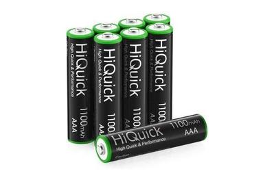 HiQuick NiMH AAA 1,100 mAh, the best rechargeable aaa batteries
