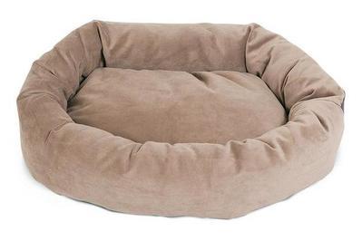 Majestic Pet Suede Bagel Dog Bed, the best basic dog bed