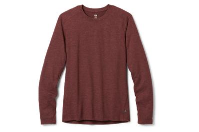 REI Co-op Midweight Base Layer Crew Top - Men's, a synthetic long-sleeve top for men