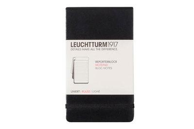 Leuchtturm1917 Reporter Notepad, a classic flip notepad with a durable cover