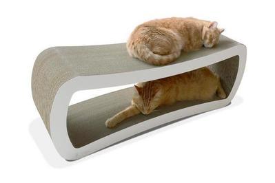 PetFusion Jumbo Cat Scratcher Lounge, a scratcher that doubles as a lounger