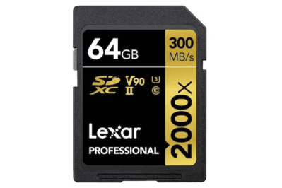 Lexar Professional 2000x (64 GB), the best uhs-ii option