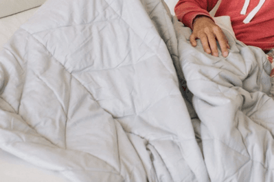 Nest Bedding Luxury Weighted Blanket, a giant lovey to snuggle in
