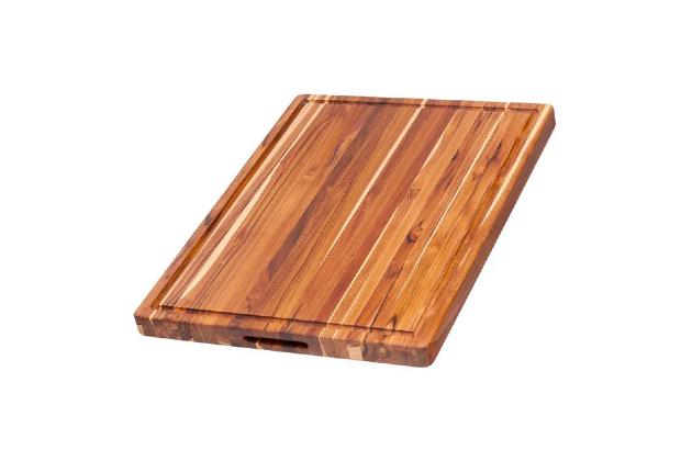 Teakhaus Edge Grain Professional Carving Board with Juice Canal (15" by 20"), the best wood cutting board