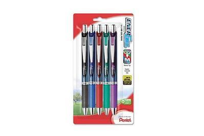 Pentel EnerGel RTX, a smudge-free gel pen with many color and tip-size options