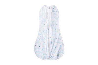 Woombie Air, a velcro-free “peanut” swaddle