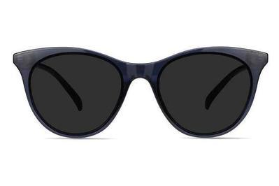 Eyebuydirect Cartel, a sturdy, modern pair of cat-eye glasses