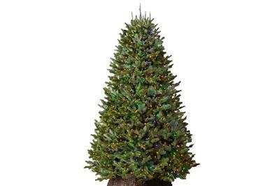 Balsam Hill 7.5-foot Fraser Fir Flip Tree Color + Clear LED, a cadillac of christmas trees