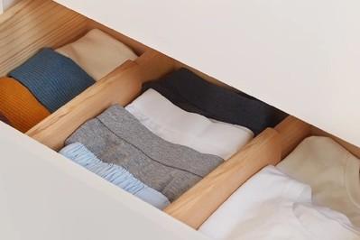 Open Spaces Drawer Dividers, a sturdy, wooden option