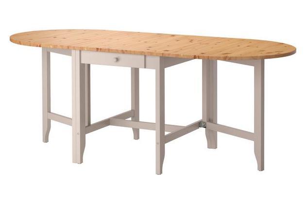 IKEA Gamleby Gateleg Table, sturdy gateleg table