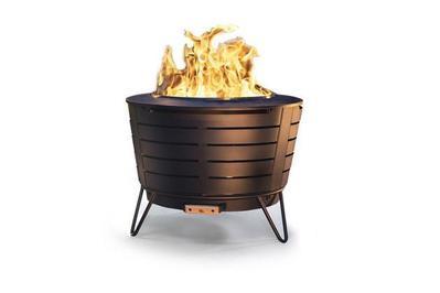 Tiki Fire Pit, an easy-to-clean, relaxed-looking fire pit