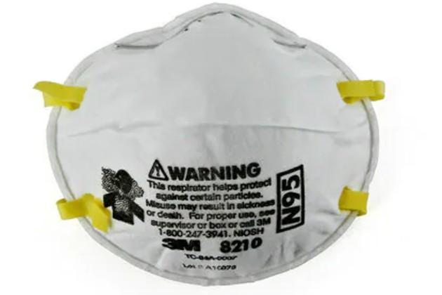 3M 8210 N95 Particulate Respirator, another disposable respirator for smoke and dust