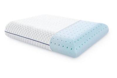 Weekender Gel Memory Foam Pillow , an inexpensive, supportive foam rectangle