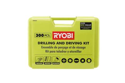 Ryobi 300-Piece Drill and Drive Kit, the best drill bit set