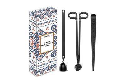 Ronxs 3 in 1 Candle Accessory Set, a solid set of candle-burning tools