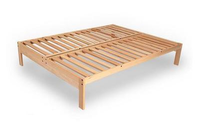 KD Frames Nomad Plus Platform Bed, a sturdy hardwood frame you can paint or stain