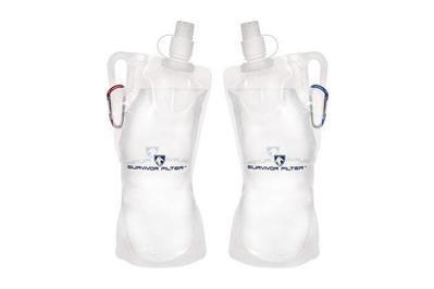 Survivor Filter Collapsible Canteens, the best collapsible water bottle