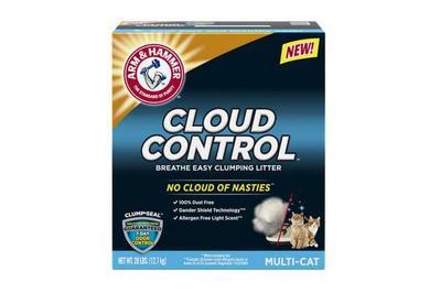 Arm & Hammer Cloud Control Clumping Litter, easier to clean