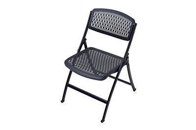 HDX Black Plastic Seat Folding Chair, the best folding chair