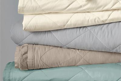 Garnet Hill Plush-Loft Blanket , the best throw blanket