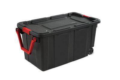Sterilite 40 Gallon Wheeled Industrial Tote, an extra-large bin