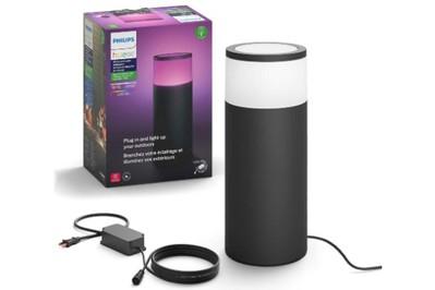 Philips Hue White and Color Ambiance Calla Bollard, best for lighting up a party