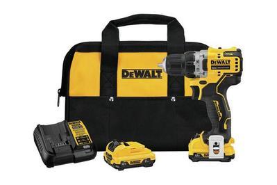 DeWalt DCD701F2 Xtreme 12V Max Brushless 3/8 in. Drill/Driver Kit, small and manageable, plenty of power