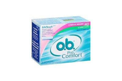O.B. Pro Comfort, best applicator-free tampon