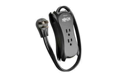 Tripp Lite Protect It 3-Outlet Travel-Size Surge Protector, better surge protection with a cord
