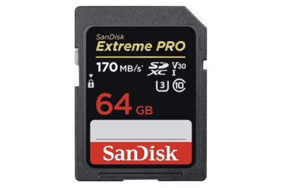 SanDisk Extreme Pro (64 GB), best sd card for most digital cameras