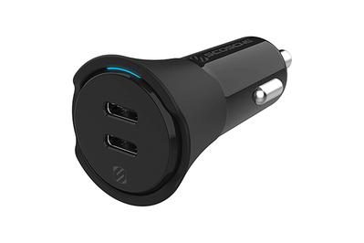 Scosche PowerVolt PD40 (CPDCC40), the best car charger with two usb-c ports