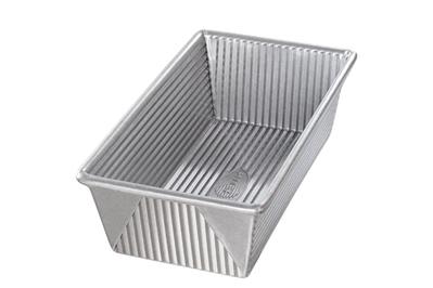 USA Pan Aluminized Steel 9 x 5-Inch Loaf Pan, for tall breads and cakes