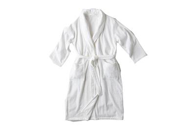 The Company Store Company Cotton Men’s Turkish Cotton Long Robe, a comfy terry robe in men’s sizes