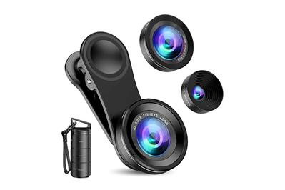 Criacr 3-in-1 Lens Kit, best bargain clip-on lens kit