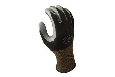 Atlas Nitrile Gloves (Black), similar, in black