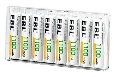 EBL NiMH AAA 1,100 mAh, the best rechargeable aaa batteries